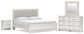 Birmonton  Upholstered Panel Platform Bed, Dresser, Mirror And Nightstand Signature Design by Ashley®