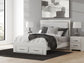 Birmonton  Upholstered Panel Platform Storage Bed, Dresser, Mirror, Chest And Nightstand