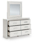 Birmonton  Upholstered Panel Platform Bed, Dresser, Mirror And Nightstand Signature Design by Ashley®