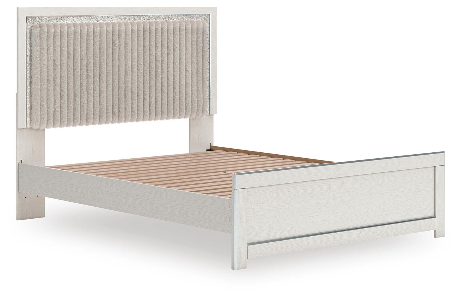 Birmonton  Upholstered Panel Platform Bed, Dresser, Mirror And Nightstand Signature Design by Ashley®