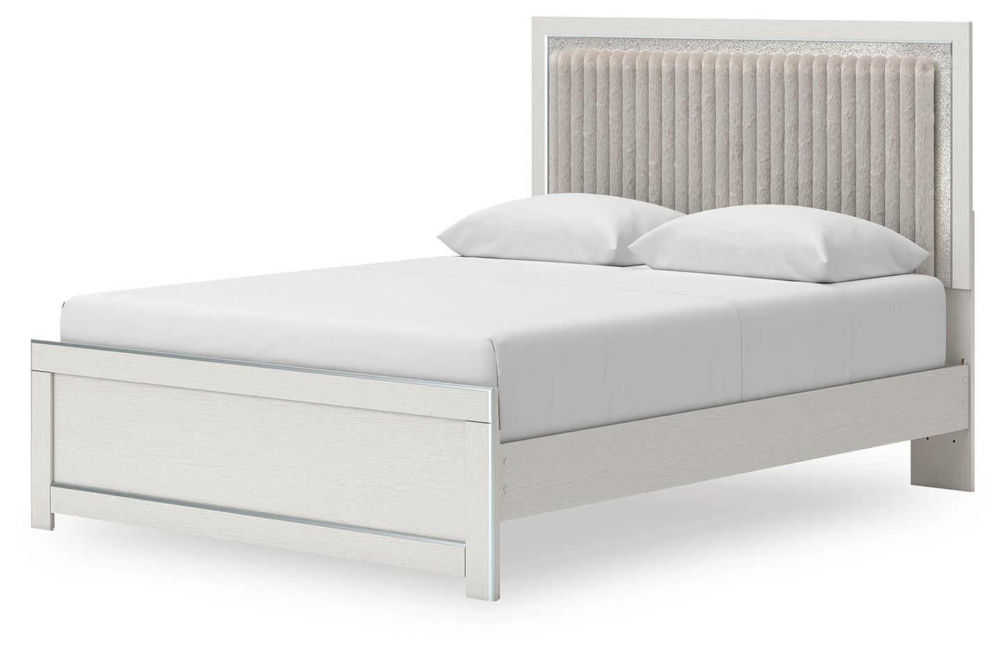 Birmonton  Upholstered Panel Platform Bed, Dresser, Mirror And Nightstand Signature Design by Ashley®