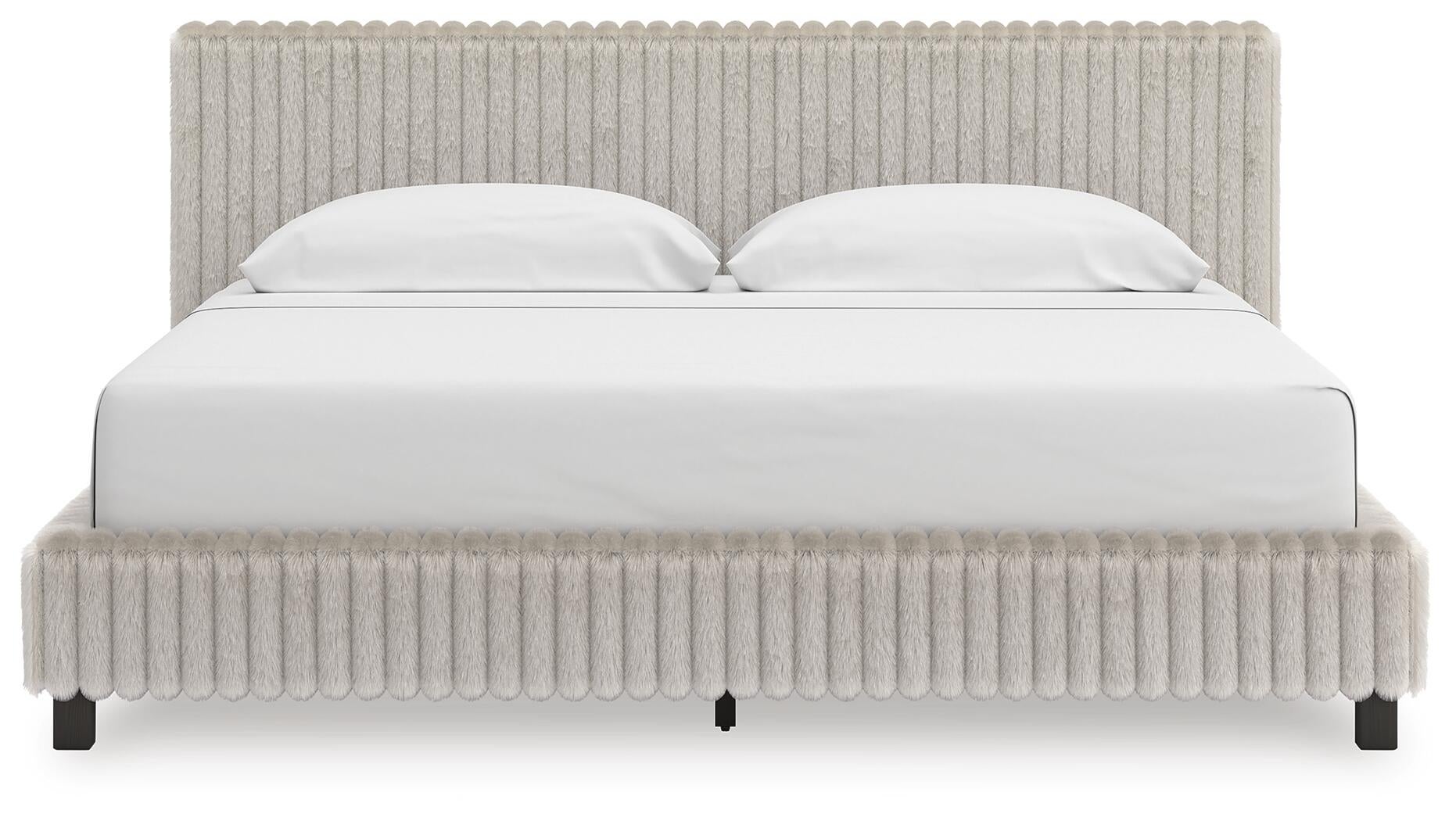 Birmonton  Upholstered Bed, Dresser And Mirror Signature Design by Ashley®