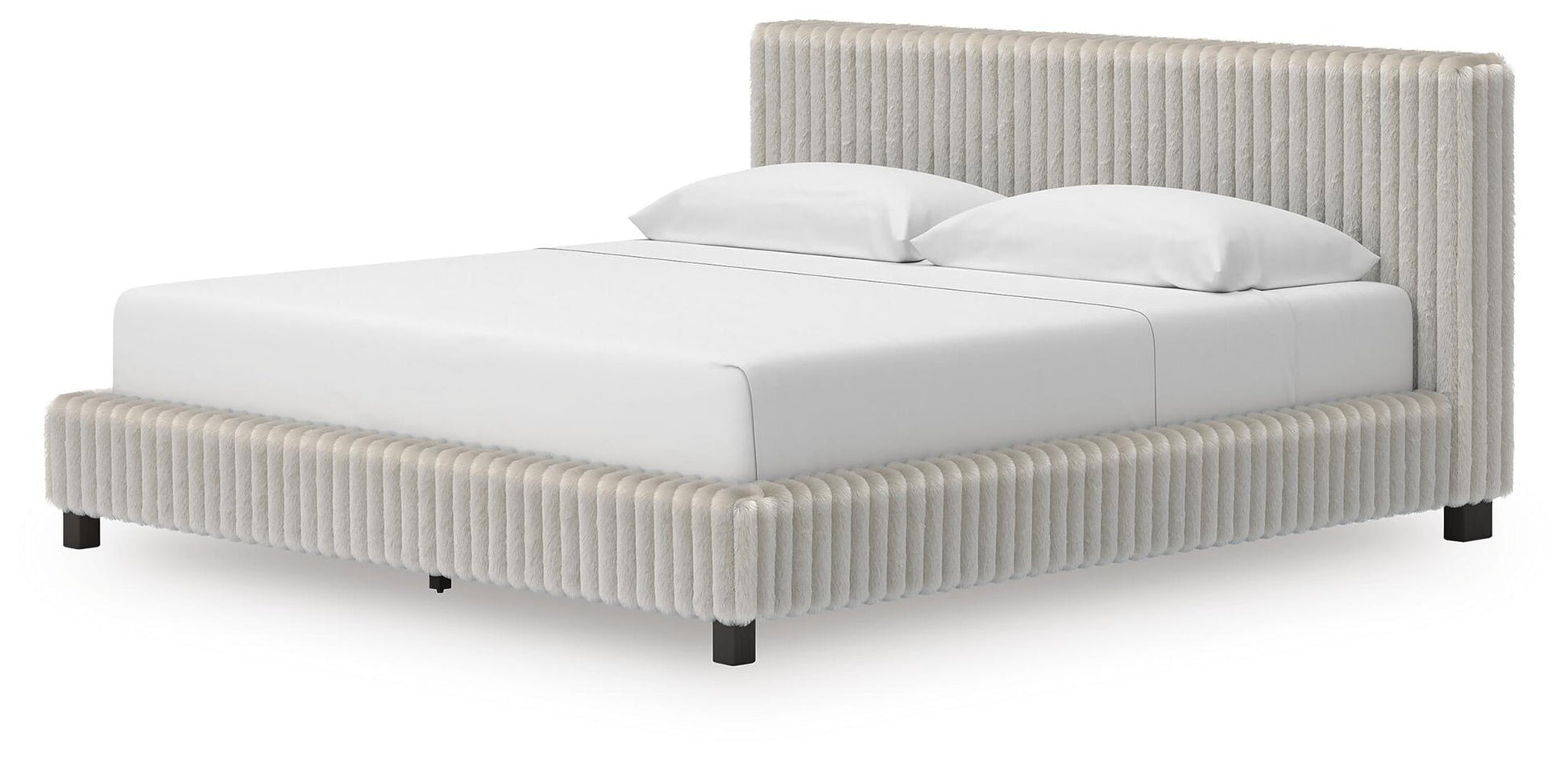 Birmonton  Upholstered Bed, Dresser And Mirror Signature Design by Ashley®