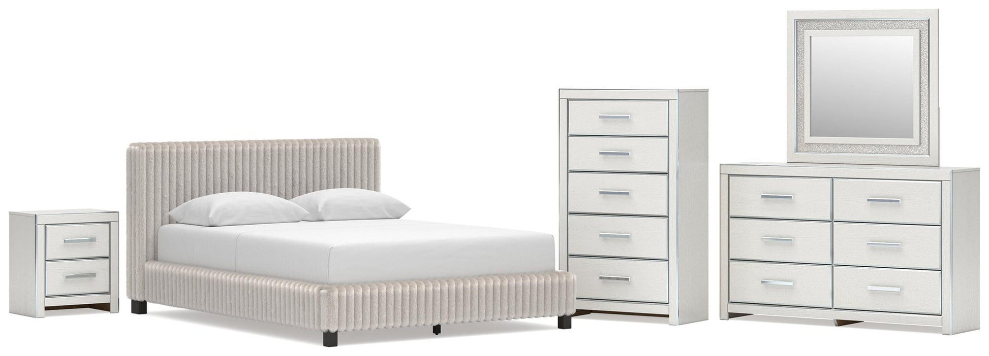 Birmonton  Upholstered Bed, Dresser, Mirror, Chest And Nightstand Signature Design by Ashley®