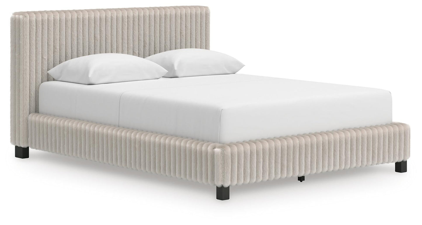 Birmonton  Upholstered Bed, Dresser And Mirror Signature Design by Ashley®