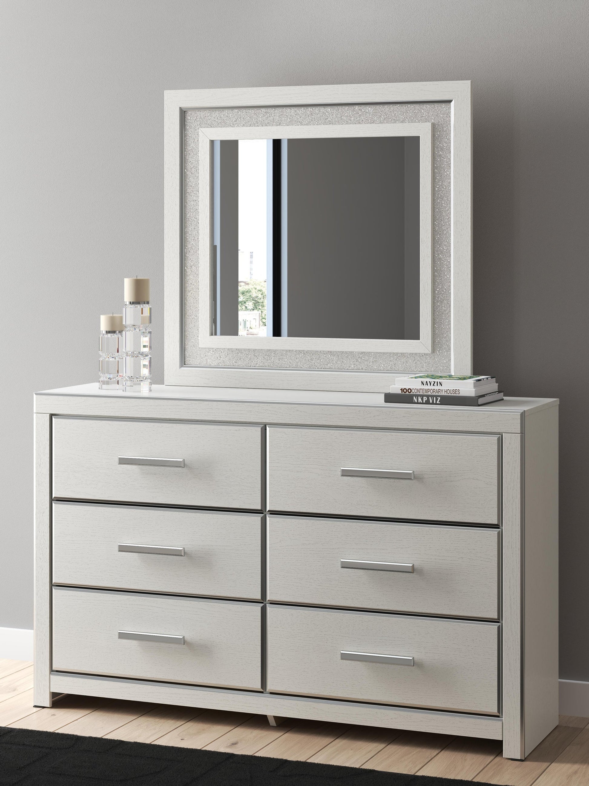 Birmonton  Upholstered Bed, Dresser And Mirror Signature Design by Ashley®