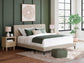 Cielden California  Upholstered Bed With Roll Slats, Dresser And Mirror Signature Design by Ashley®