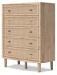 Cielden  Upholstered Bed With Roll Slats, Dresser, Mirror, Chest And Nightstand Signature Design by Ashley®