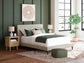 Cielden  Upholstered Bed With Roll Slats, Dresser, Mirror, Chest And Nightstand Signature Design by Ashley®