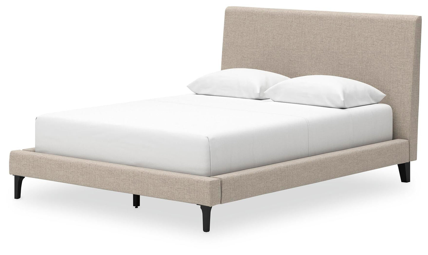 Cielden  Upholstered Bed With Roll Slats, Dresser And Mirror Signature Design by Ashley®