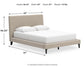 Cielden  Upholstered Bed With Roll Slats, Dresser And Mirror Signature Design by Ashley®