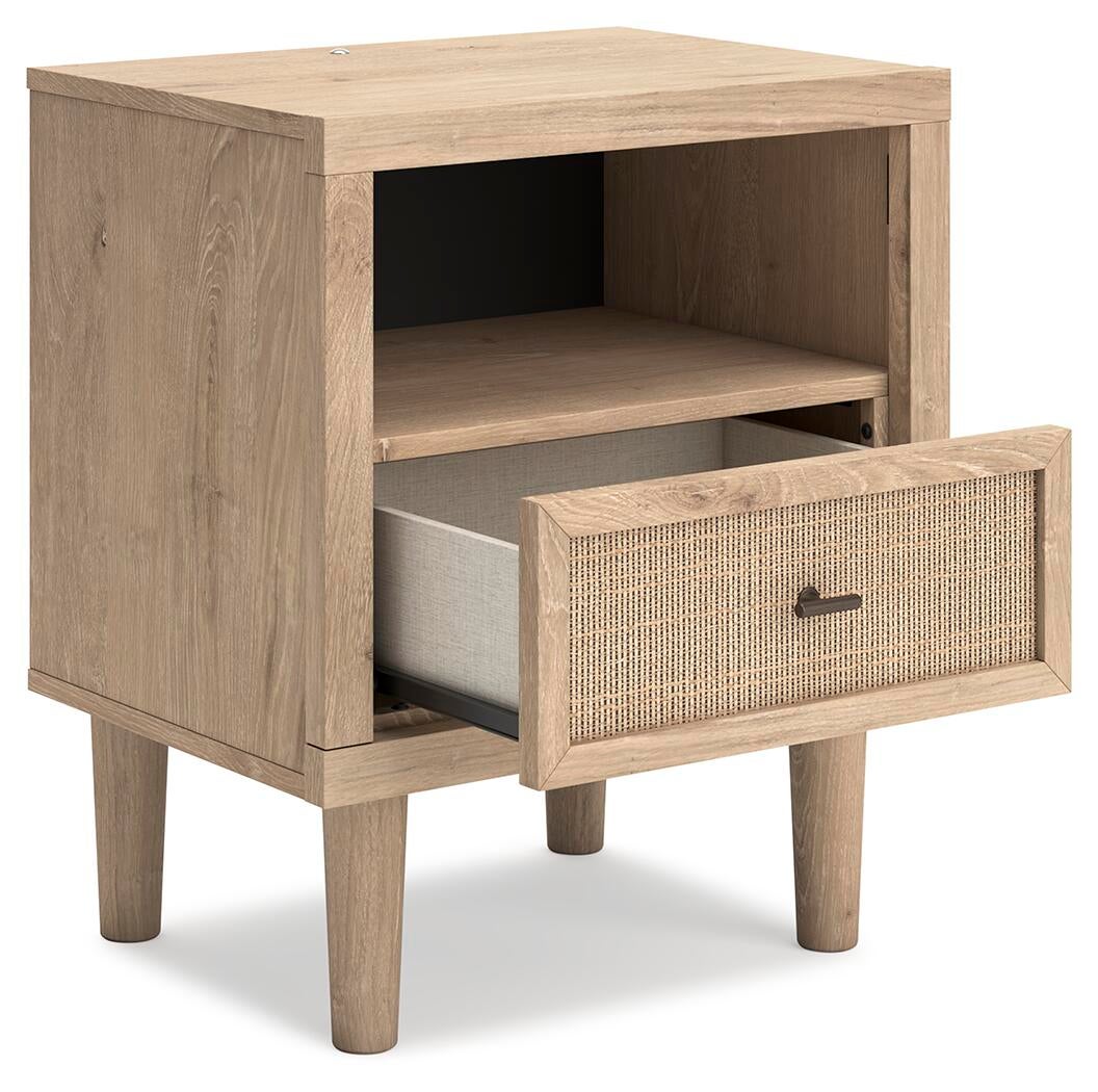 Cielden  Upholstered Bed With Roll Slats, Dresser, Mirror, Chest And Nightstand Signature Design by Ashley®