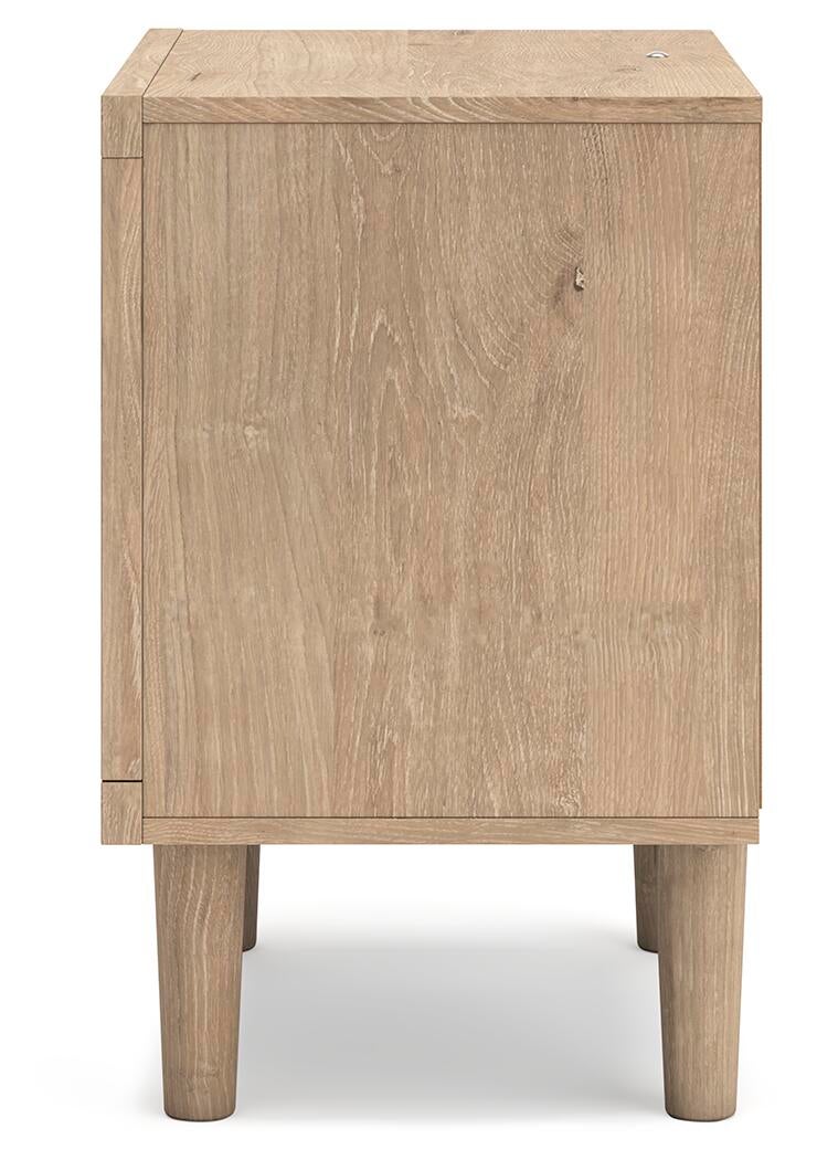Cielden  Upholstered Bed With Roll Slats, Dresser, Mirror, Chest And Nightstand Signature Design by Ashley®