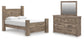 Keithland  Poster Bed With Mirrored Dresser Signature Design by Ashley®