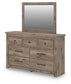 Keithland  Poster Bed With Mirrored Dresser Signature Design by Ashley®
