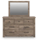 Keithland  Panel Bed With Mirrored Dresser And Nightstand Signature Design by Ashley®
