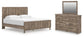 Keithland  Panel Bed With Mirrored Dresser Signature Design by Ashley®