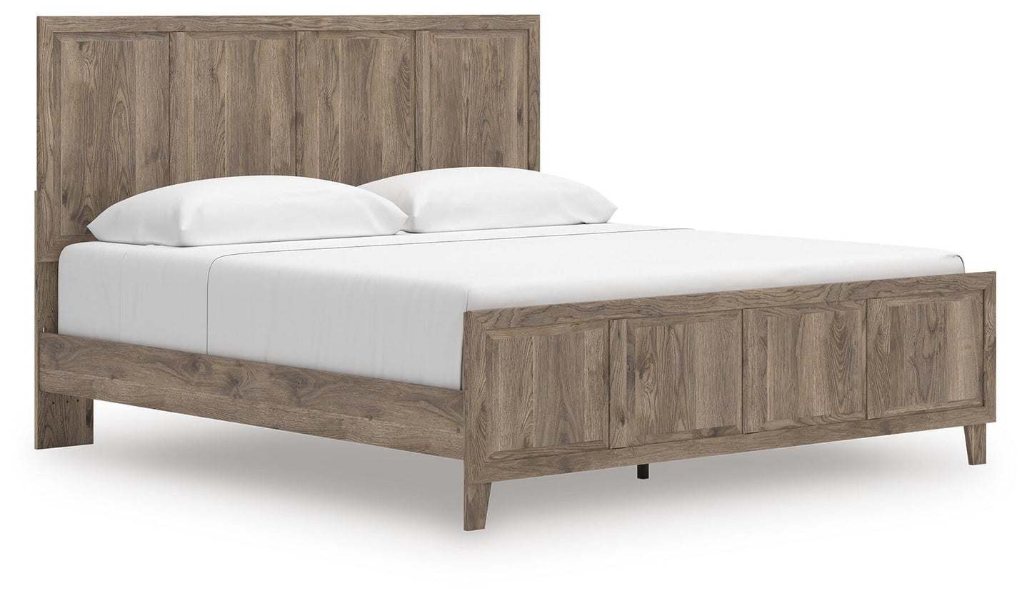 Keithland  Panel Bed With Mirrored Dresser Signature Design by Ashley®