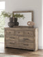 Keithland  Panel Bed With Mirrored Dresser Signature Design by Ashley®