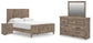 Keithland  Panel Bed With Mirrored Dresser And Nightstand Signature Design by Ashley®