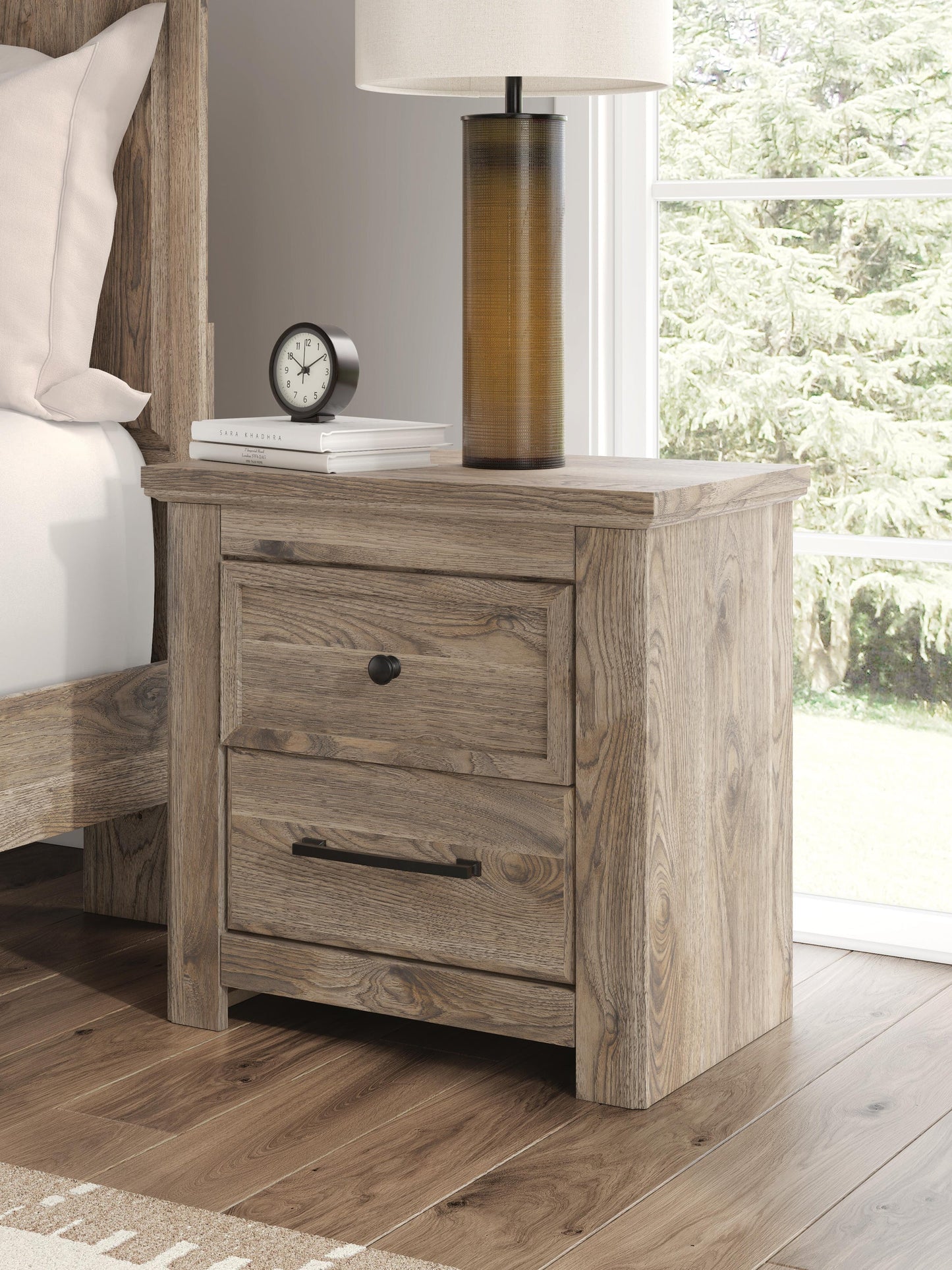Keithland  Panel Bed With Mirrored Dresser And Nightstand Signature Design by Ashley®