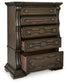 Maylee California  Canopy Bed, Dresser, Mirror, Chest And Nightstand Signature Design by Ashley®