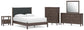 Cadmori  Upholstered Panel Bed, Dresser, Mirror, Chest And Nightstand Signature Design by Ashley®