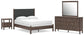 Cadmori  Upholstered Panel Bed, Dresser, Mirror And Nightstand Signature Design by Ashley®
