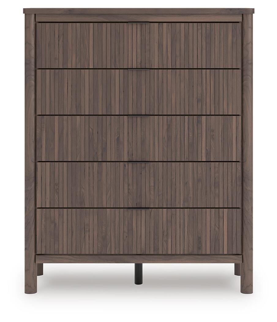 Cadmori  Upholstered Panel Bed, Dresser, Mirror, Chest And Nightstand Signature Design by Ashley®