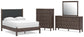 Cadmori  Upholstered Panel Bed, Dresser And Mirror Signature Design by Ashley®