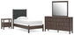Cadmori  Upholstered Panel Bed, Dresser, Mirror, Chest And Nightstand Signature Design by Ashley®