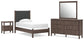 Cadmori  Upholstered Panel Bed, Dresser, Mirror And Nightstand Signature Design by Ashley®