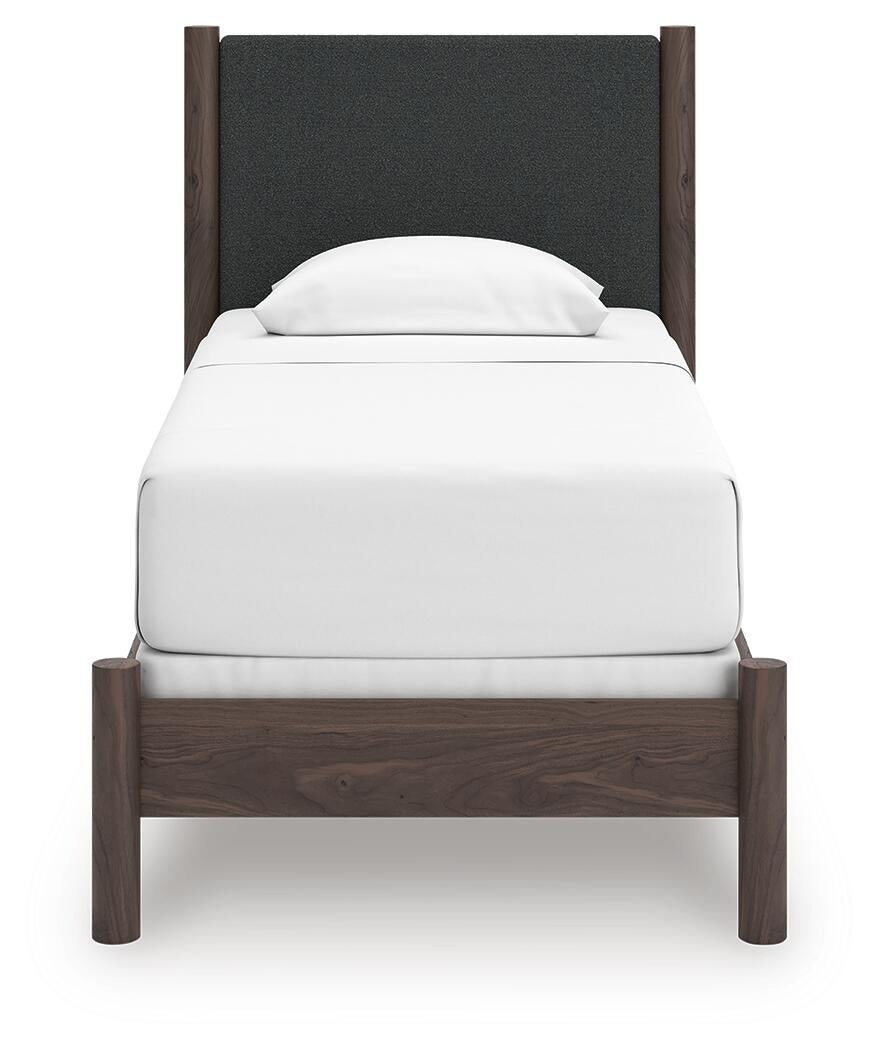 Cadmori  Upholstered Panel Bed, Dresser And Mirror Signature Design by Ashley®