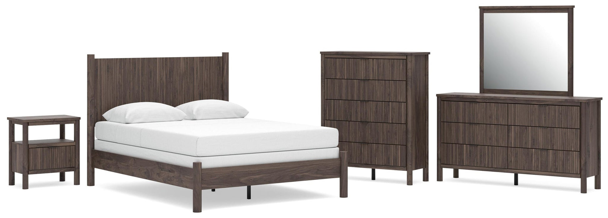 Cadmori  Panel Bed, Dresser, Mirror, Chest And Nightstand Signature Design by Ashley®