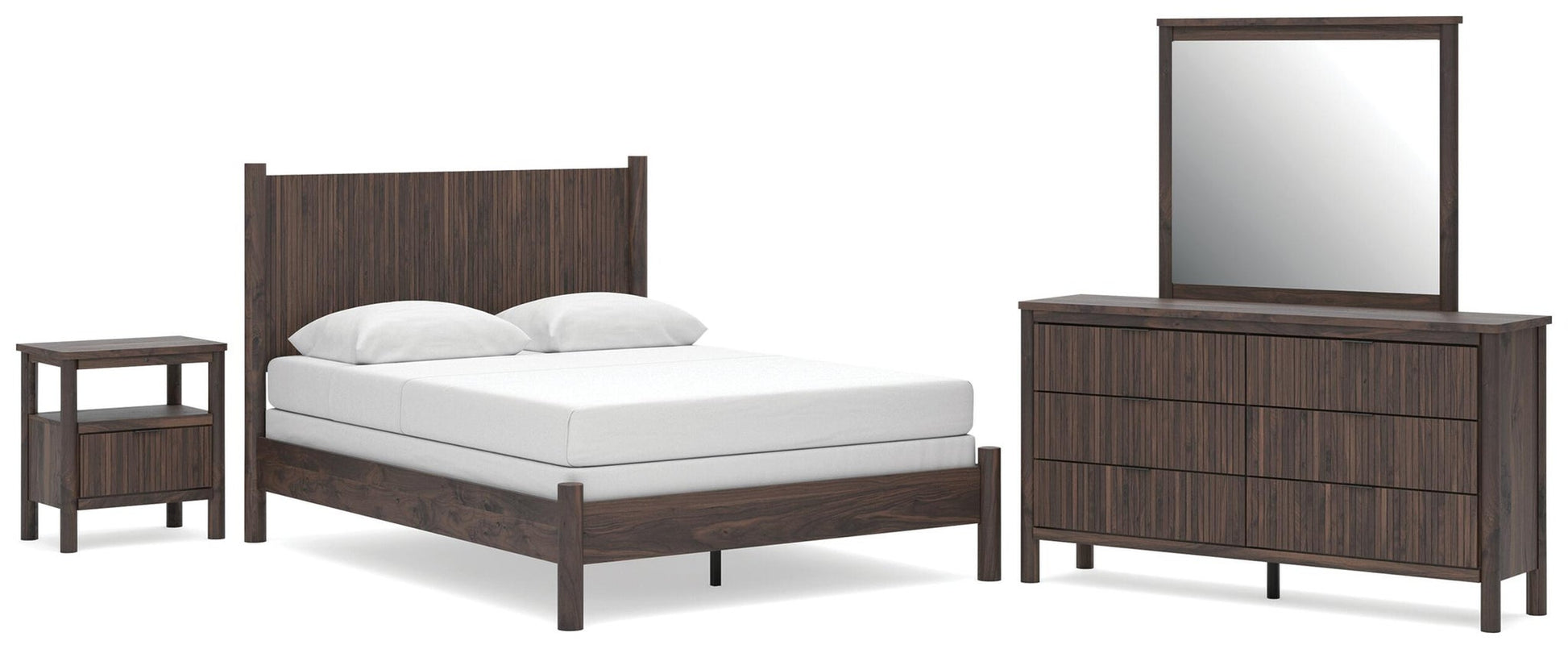 Cadmori  Panel Bed, Dresser, Mirror And Nightstand Signature Design by Ashley®