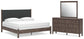Cadmori  Upholstered Panel Bed, Dresser And Mirror Signature Design by Ashley®