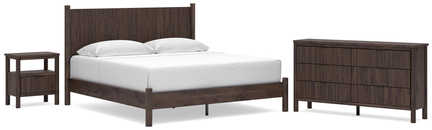 Cadmori  Panel Platform Bed, Dresser, Mirror And Nightstand Signature Design by Ashley®