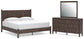 Cadmori  Panel Platform Bed, Dresser And Mirror Signature Design by Ashley®