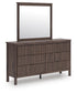 Cadmori  Panel Platform Bed, Dresser And Mirror Signature Design by Ashley®