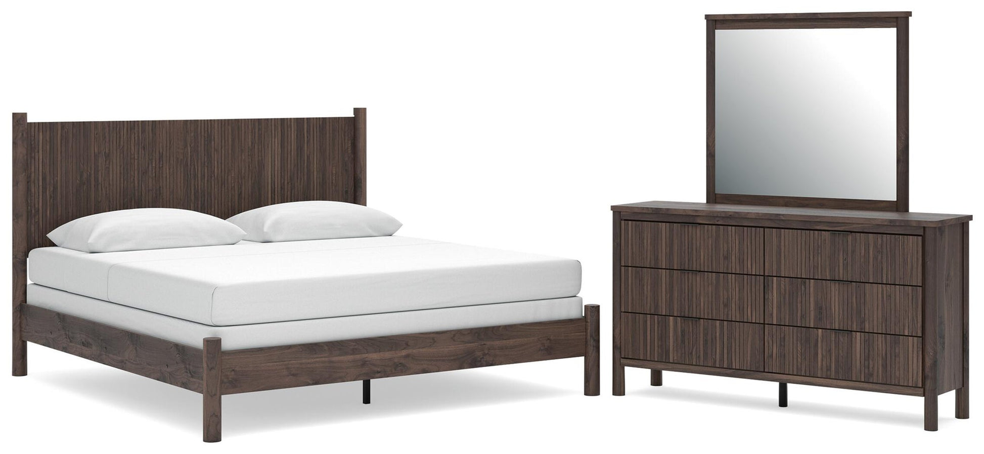 Cadmori  Panel Bed, Dresser And Mirror Signature Design by Ashley®