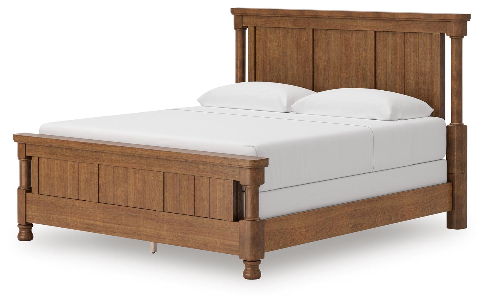 Chadworth  Poster Bed With Mirrored Dresser And Nightstand Signature Design by Ashley®
