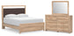Hollymount  Upholstered Platform Bed, Dresser And Mirror Signature Design by Ashley®