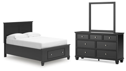 Lanolee  Panel Storage Bed, Dresser And Mirror Signature Design by Ashley®
