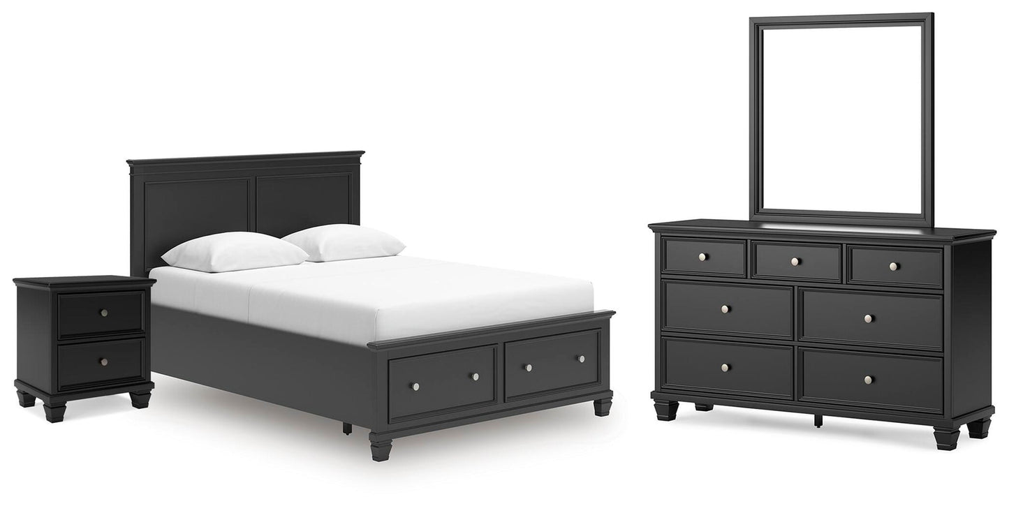Lanolee  Panel Storage Bed, Dresser, Mirror And Nightstand Signature Design by Ashley®