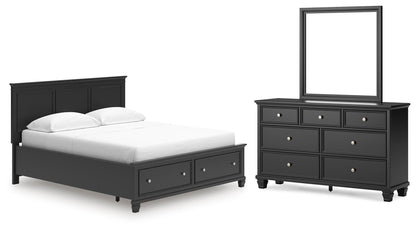 Lanolee California  Panel Storage Bed, Dresser And Mirror Signature Design by Ashley®