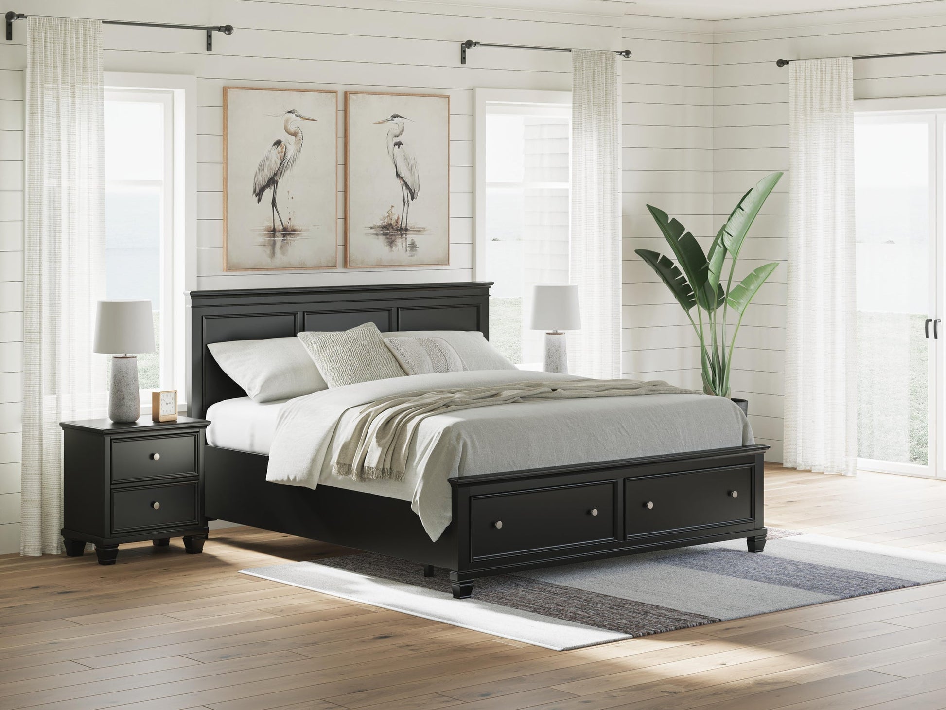 Lanolee California  Panel Storage Bed, Dresser And Mirror Signature Design by Ashley®