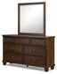 Danabrin  Panel Storage Bed, Dresser, Mirror And Nightstand Signature Design by Ashley®