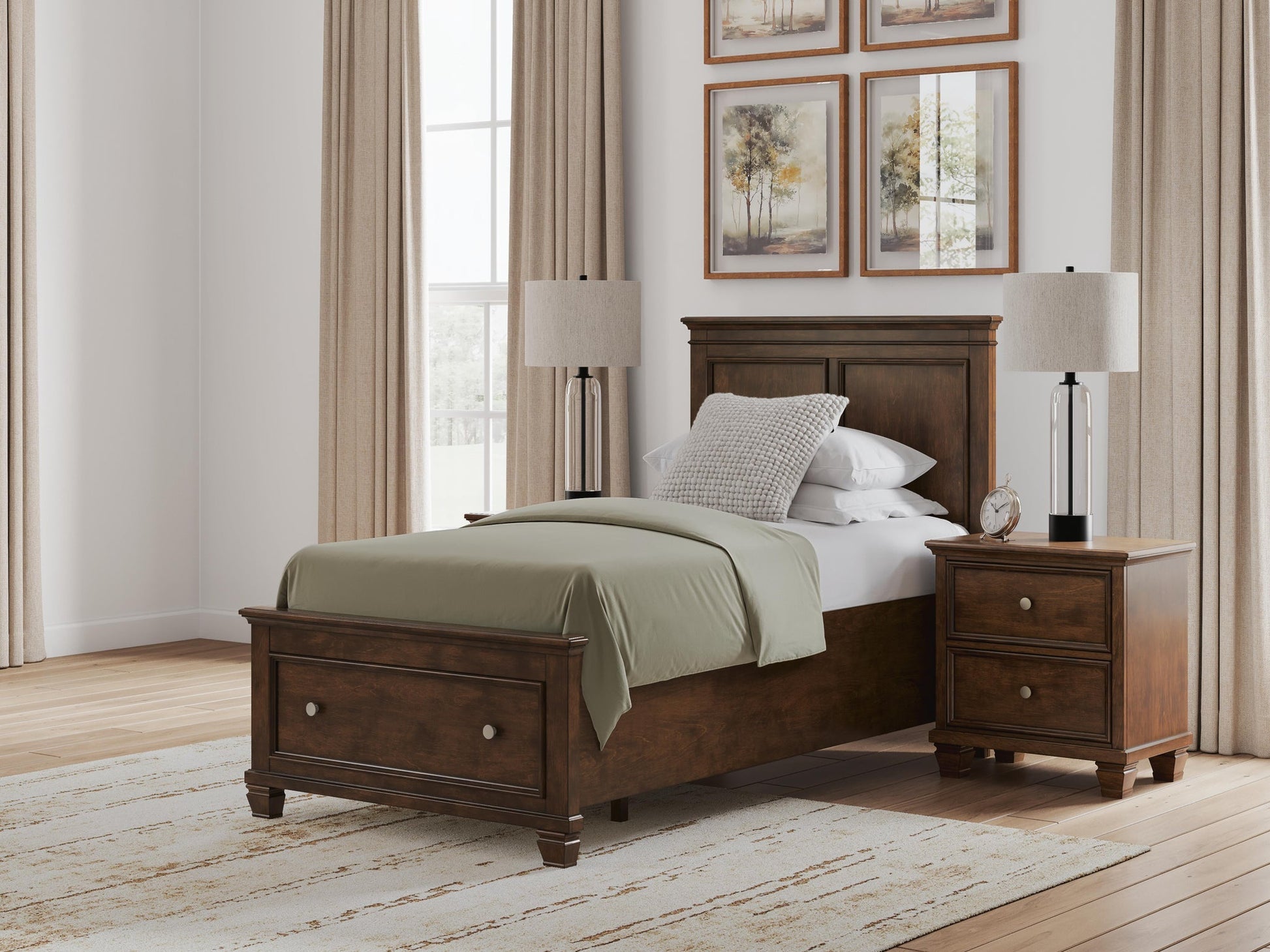 Danabrin  Panel Storage Bed, Dresser, Mirror And Nightstand Signature Design by Ashley®