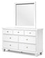 Fortman  Panel Storage Bed With Mirrored Dresser Signature Design by Ashley®