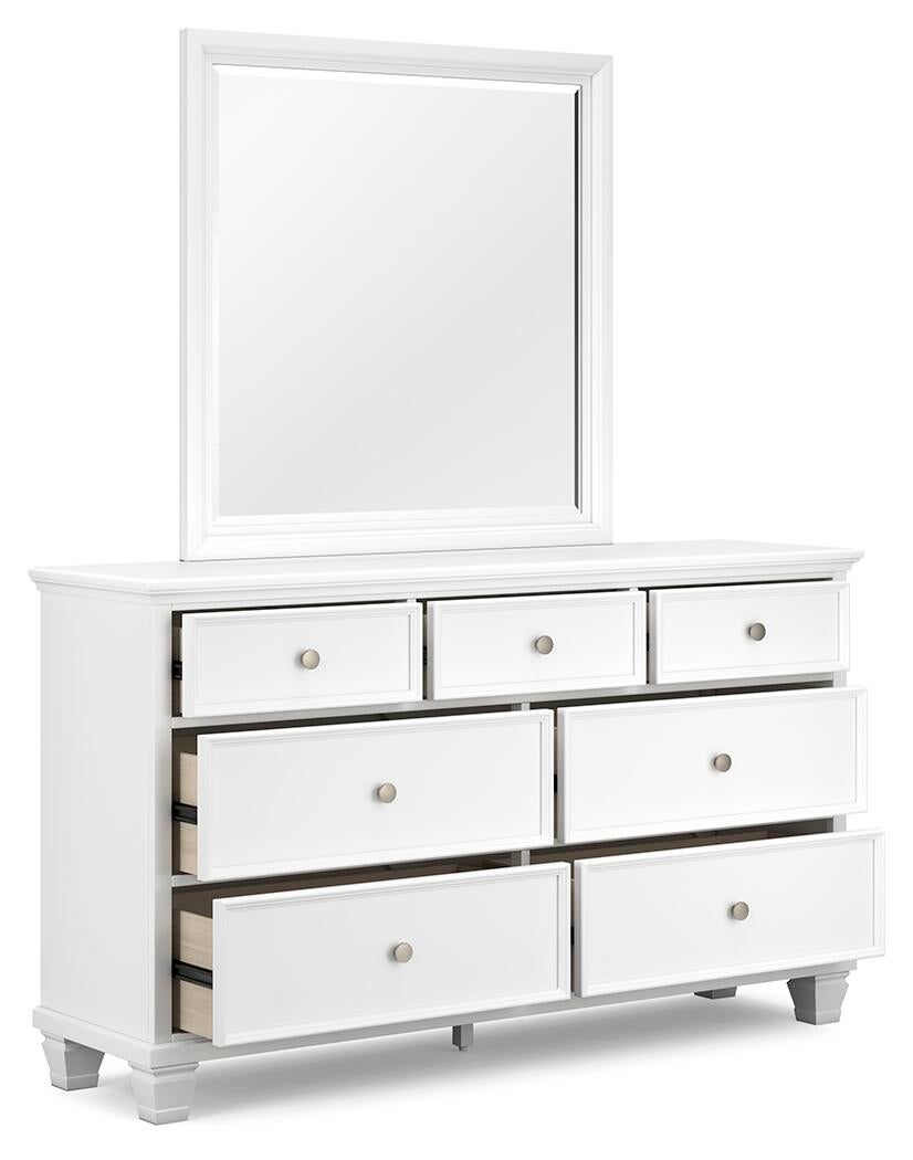 Fortman  Panel Storage Bed With Mirrored Dresser Signature Design by Ashley®